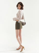 Cross design flare sleeve tops mx0134