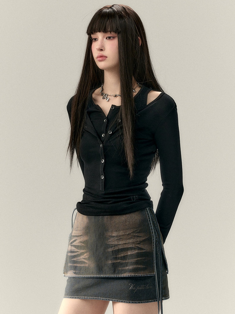 2way stylish design cut and sew mx0080 