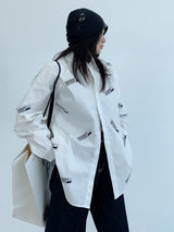 tag design loose shirt mx0066 