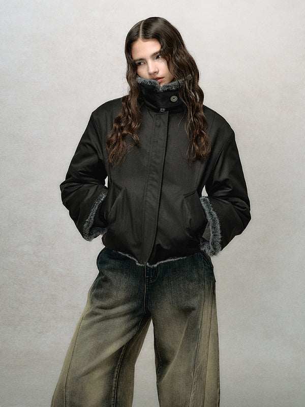 genesis winter boa jacket mx0089 