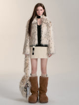 fur leopard shoulder bag mx0026