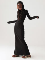 relaxed slit design dress mx0078 