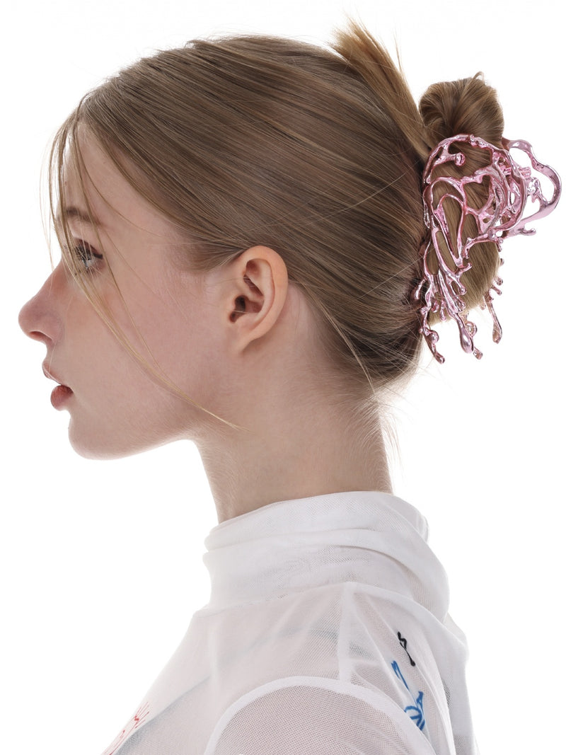 metallic drop butterfly hair clip mx0110 