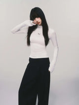 butterfly icon high neck cut and sew mx0075 