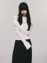 butterfly icon high neck cut and sew mx0075 