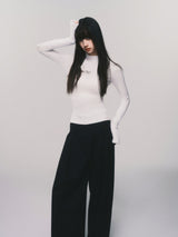 butterfly icon high neck cut and sew mx0075 