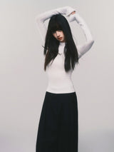 butterfly icon high neck cut and sew mx0075 